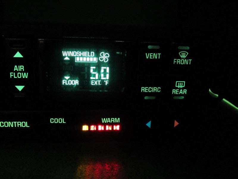 10435588 97-05 BUICK REGAL CENTURY A/C DIGITAL CLIMATE TEMP CONTROL RE
