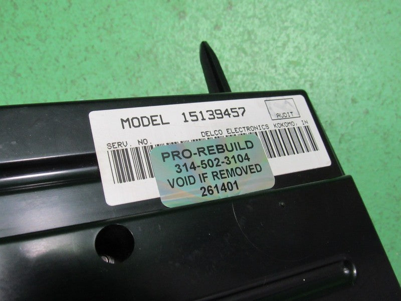 15139457 00-05 BUICK LESABRE AC DIGITAL HEATER CLIMATE TEMP CONTROL RE