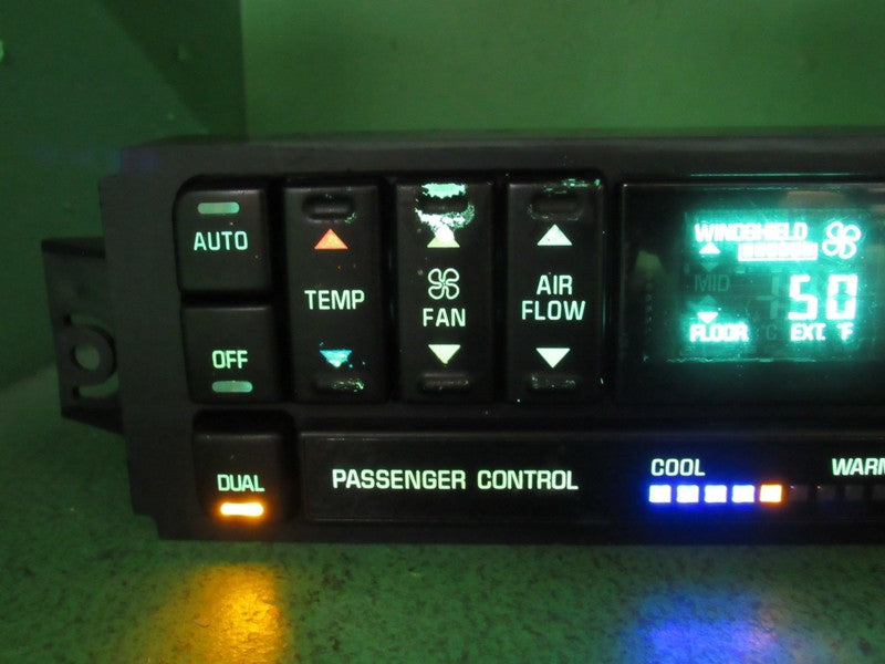 10435588 97-05 REGAL CENTURY A/C DIGITAL CLIMATE TEMP CONTROL REBUILT 