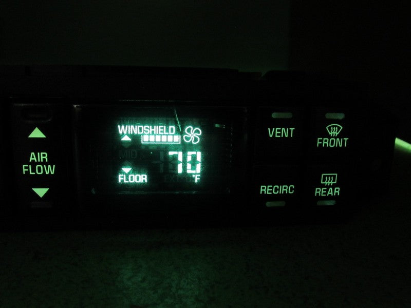 16202304 97-05 BUICK PARK AVE AC DIGITAL CLIMATE TEMPERATURE CONTROL R
