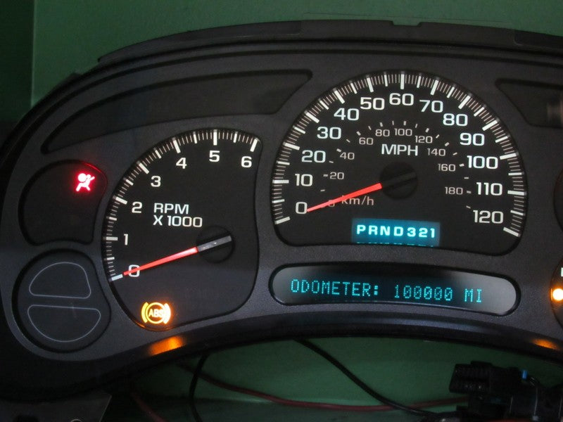 05 SILVERADO SIERRA TAHOE INSTRUMENT GAUGE CLUSTER MILEAGE PROGRAMMED 