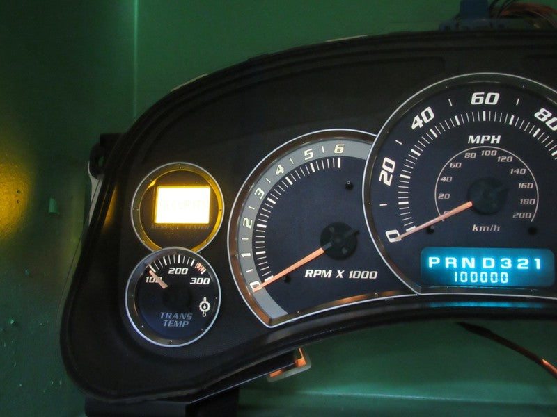 02 CADILLAC ESCALADE INSTRUMENT GAUGE CLUSTER SPEEDO MILEAGE PROG REBU