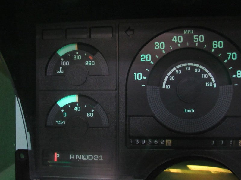 88-90 CHEVY C/K GMC DIESEL  INSTRUMENT GAUGE CLUSTER SPEEDO 139k REBUI