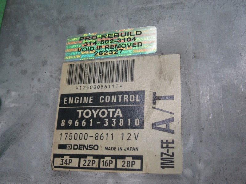 89661-33810 97 CAMRY ES300 3.0L V6 ECU ECM PCM ENGINE COMPUTER REBUILT