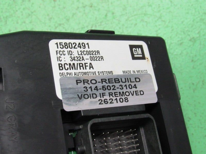07-08 COLORADO CANYON H3 BCM BODY CONTROL MODULE VIN AND MILEAGE PROGR
