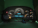 03-04 SILVERADO SIERRA TAHOE INSTRUMENT GAUGE CLUSTER MILEAGE PROG REB