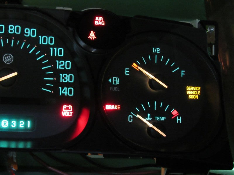 02-05 BUICK LESABRE INSTRUMENT GAUGE CLUSTER GAUGES SPEEDO TACH MILEAG