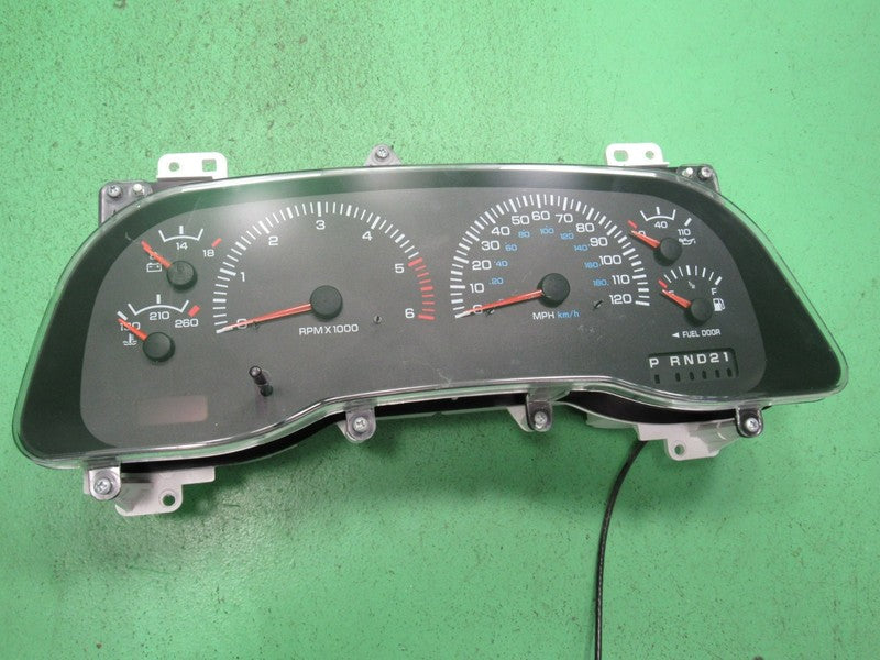 00-01 DODGE RAM GAS INSTRUMENT GAUGE CLUSTER SPEEDOMETER TACH 236K TES