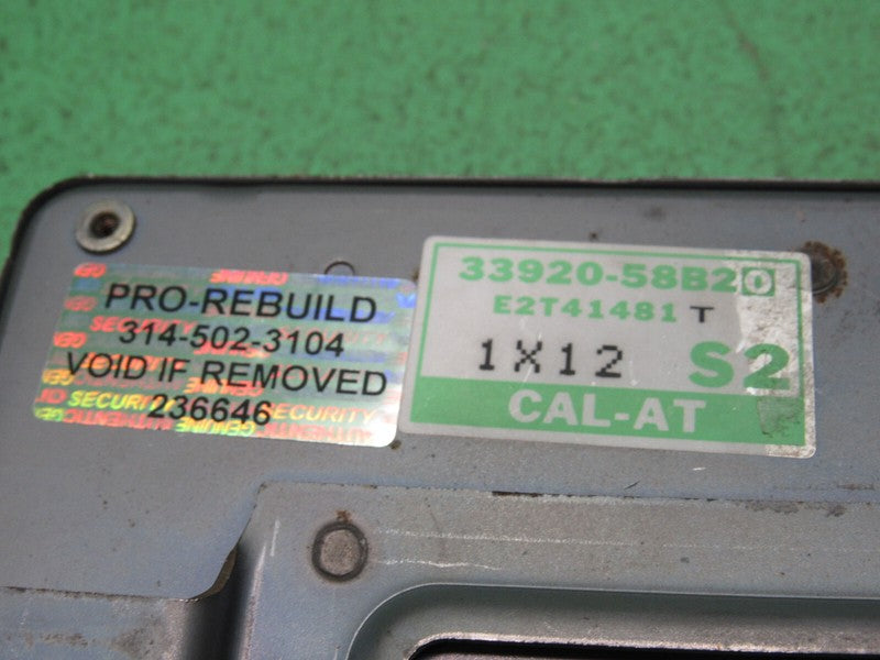 33920-58B20 SIDEKICK AT ECU ECM PCM ENGINE CONTROL COMPUTER REBUILT 66