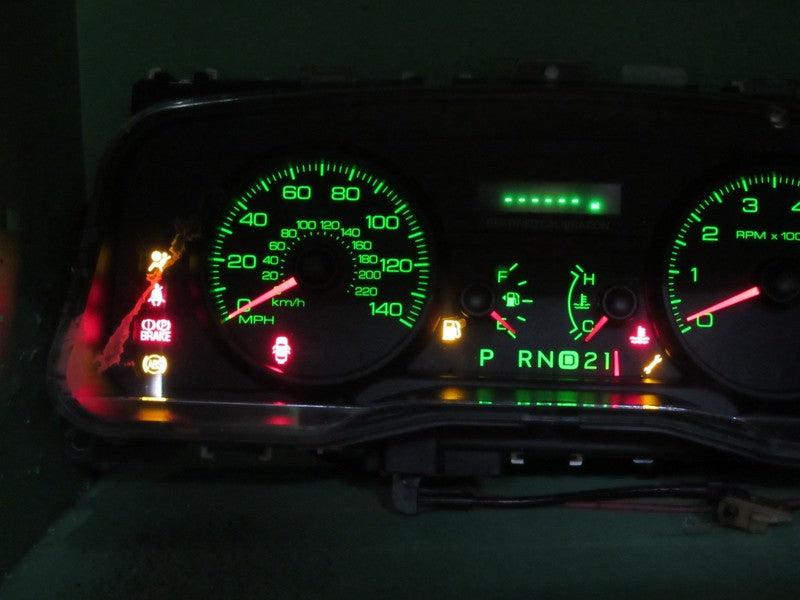 09-11 CROWN VICTORIA P71 INSTRUMENT GAUGE CLUSTER SPEEDO TACH MILEAGE 