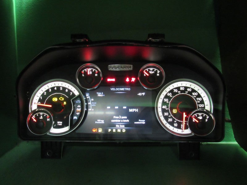 13 RAM 2500 3500 INSTRUMENT GAUGE CLUSTER SPEEDO TACH MILEAGE PROG REB