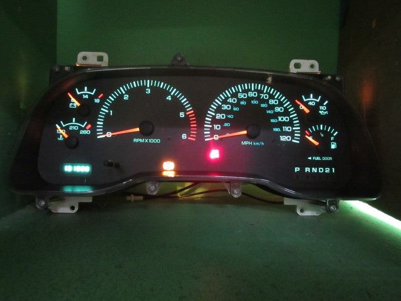 98 DODGE RAM GAS INSTRUMENT GAUGE CLUSTER SPEEDOMETER TACH 131K TESTED