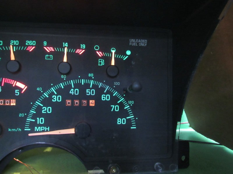 94 C/K TRUCK SUBURBAN INSTRUMENT GAUGE CLUSTER SPEEDO TACH 333k REBUIL