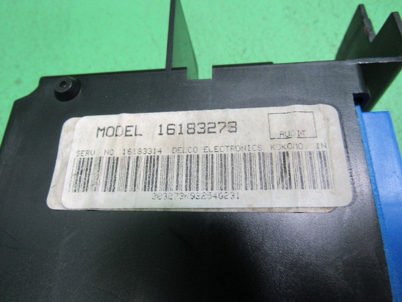 92 OLDS 88 LSS HEATER AC CLIMATE CONTROL HVAC PROGRAMMER 16183273 TEST
