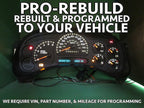 06-07 SILVERADO SIERRA TAHOE INSTRUMENT GAUGE CLUSTER MILEAGE PROG REB