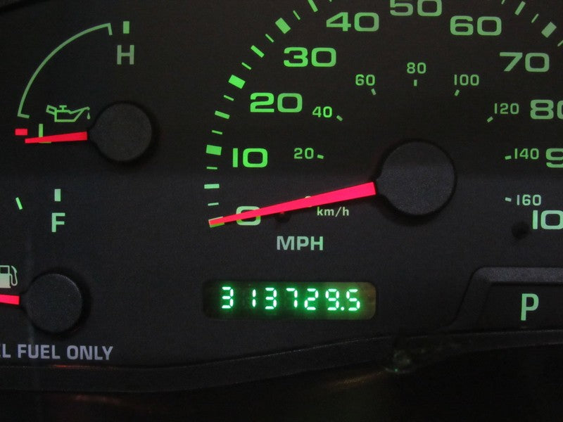 04 F250 F350 DIESEL INSTRUMENT GAUGE CLUSTER GAUGES SPEEDO TACH 313K T