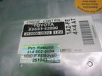 89661-42890 TOYOTA RAV4 AT ECU ECM PCM ENGINE COMPUTER CONTROL UNIT RE