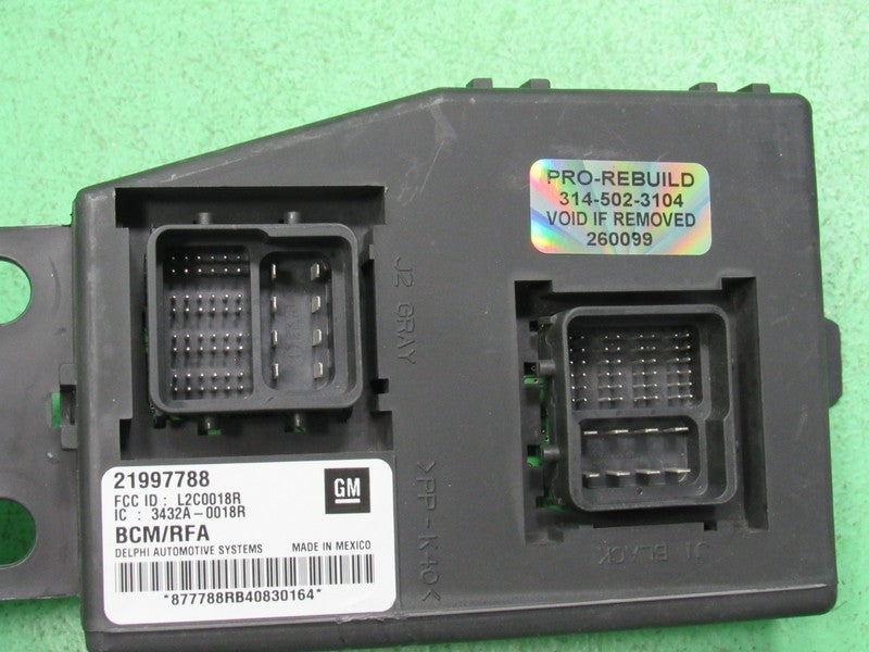 04 COLORADO CANYON BCM BODY CONTROL MODULE VIN AND MILEAGE PROGRAMMED 