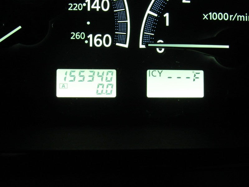 02-04 I35 BASE INSTRUMENT GAUGE CLUSTER GAUGES SPEEDO TACH 155k TESTED