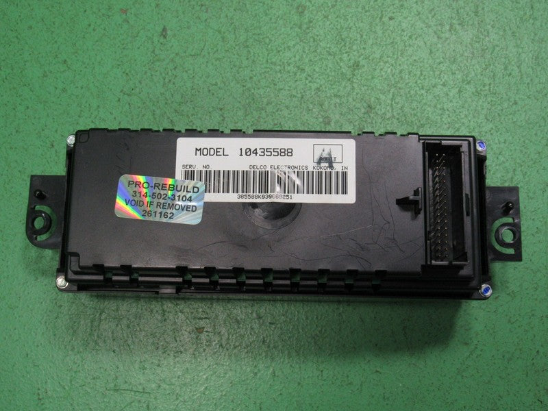 10435588 97-05 REGAL CENTURY A/C DIGITAL CLIMATE TEMP CONTROL REBUILT 