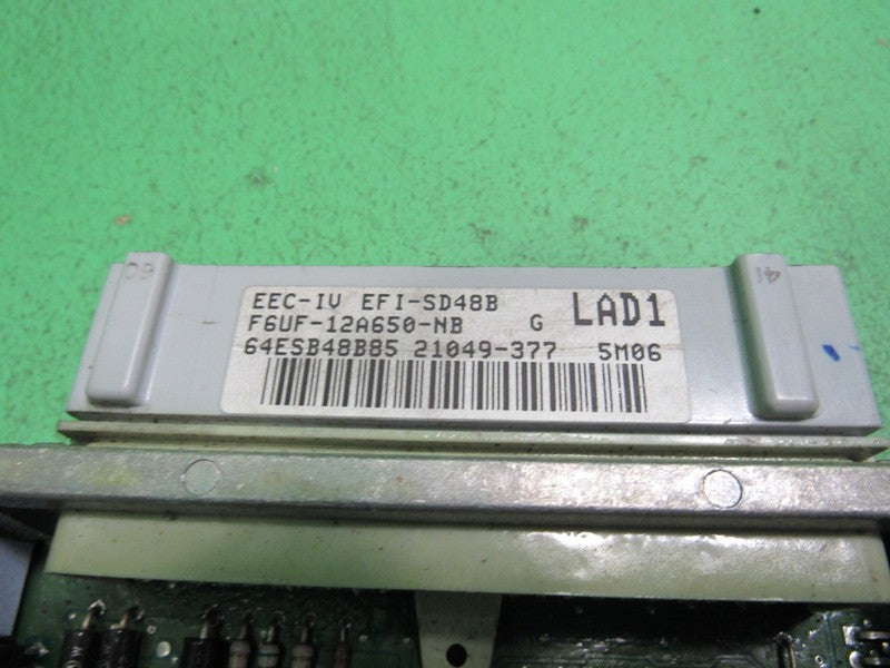 LAD1 96 Ford E250 E350 5.8 ECU ECM PCM ENGINE COMPUTER F6UF-12A650-NB 