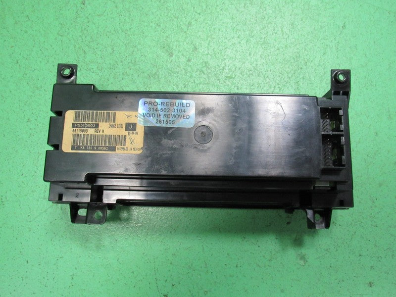 99-01 JEEP GRAND CHEROKEE A/C AUTO DIGITAL CLIMATE TEMP CONTROL REBUIL