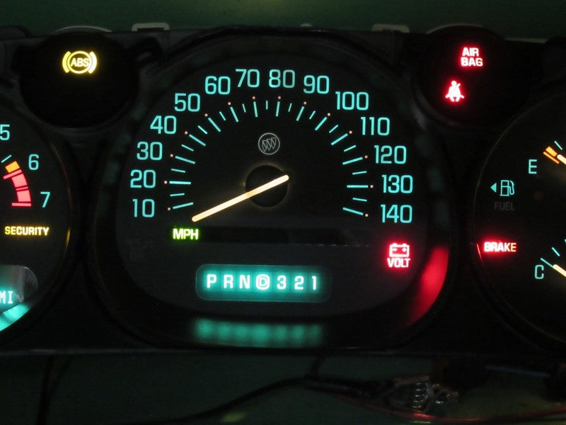 02-05 BUICK LESABRE INSTRUMENT GAUGE CLUSTER GAUGES SPEEDO TACH MILEAG