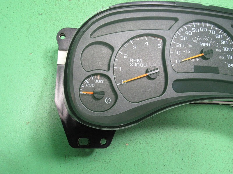03-04 SILVERADO DURAMAX INSTRUMENT GAUGE CLUSTER SPEEDO MILEAGE PROG R