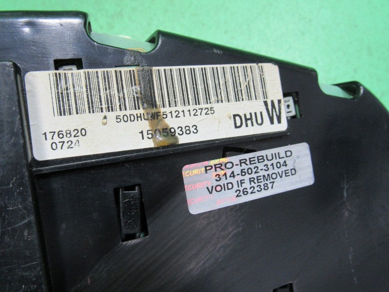 01-02 SIERRA SILVERADO HD INSTRUMENT GAUGE CLUSTER SPEEDO TACH MILEAGE