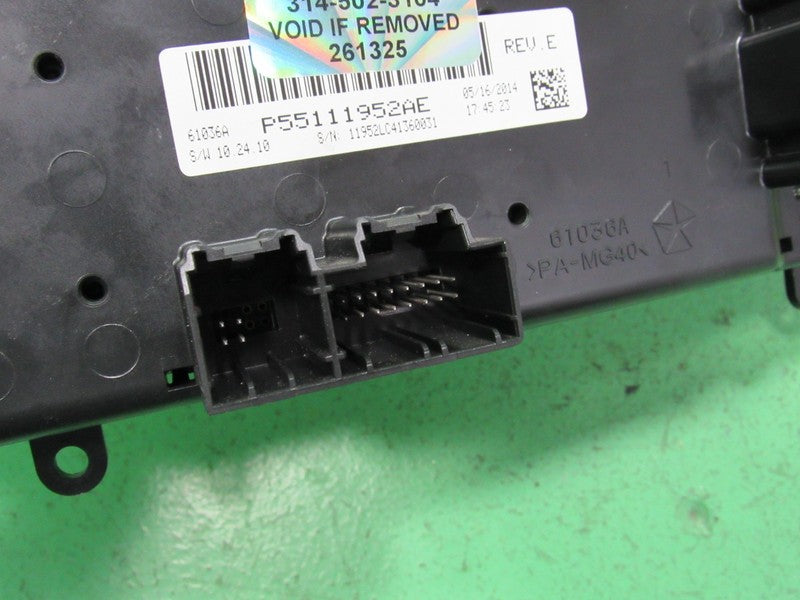 55111952AE 09-10 DODGE CHALLENGER HEATER A/C CLIMATE TEMP CONTROL REBU