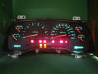 01-04 DODGE DAKOTA MPH INSTRUMENT GAUGE CLUSTER SPEEDO TACH MILEAGE PR