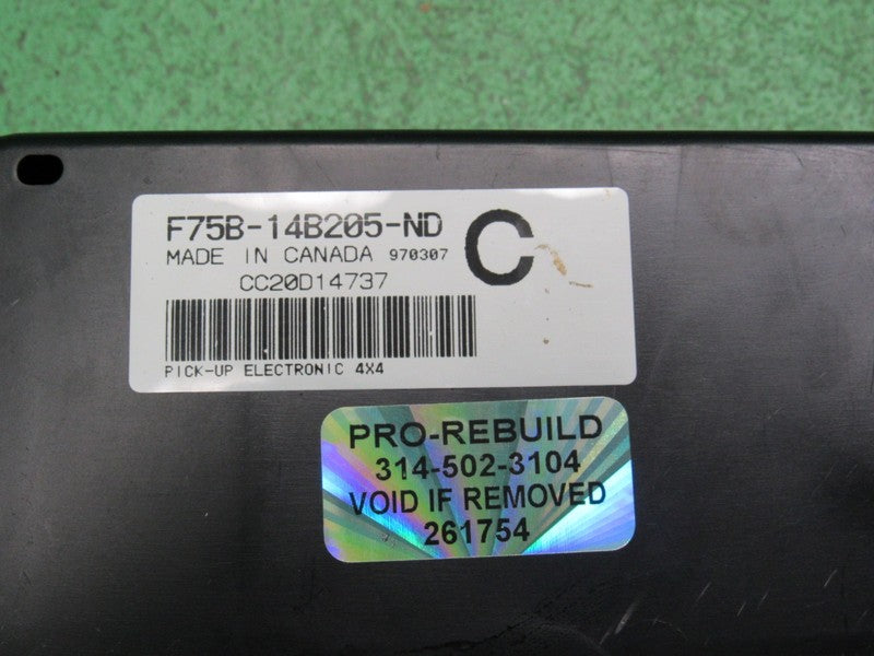 97 FORD F150 F250 4x4 4WD BCM GEM MULTIFUNCTION MODULE F75B-14B205-ND 