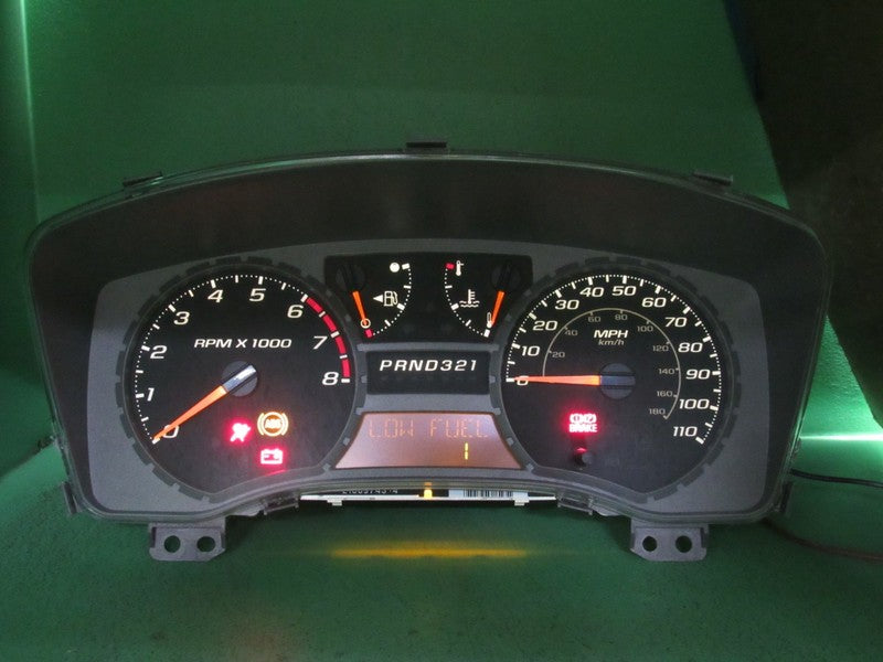 06 COLORADO CANYON INSTRUMENT GAUGE CLUSTER SPEEDOMETER TACH PLUG AND 