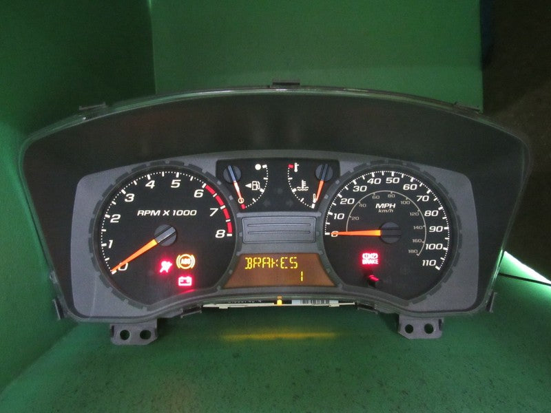 05 COLORADO CANYON MT INSTRUMENT GAUGE CLUSTER SPEEDOMETER TACH PLUG A