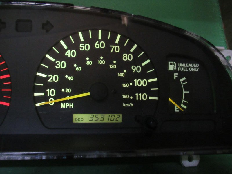 98-00 TOYOTA TACOMA M/T INSTRUMENT GAUGE CLUSTER SPEEDO TACH 353K TEST