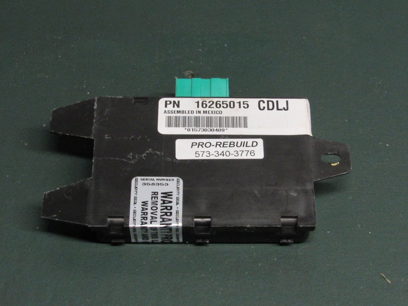 CHEVY ASTRO GMC SAFARI VAN GM ANTI-THEFT PASSLOCK VATS SECURITY MODULE