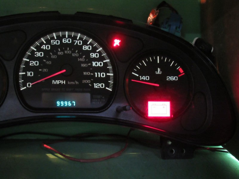 00-05 CHEVROLET IMPALA INSTRUMENT GAUGE CLUSTER SPEEDOMETER MILEAGE PR
