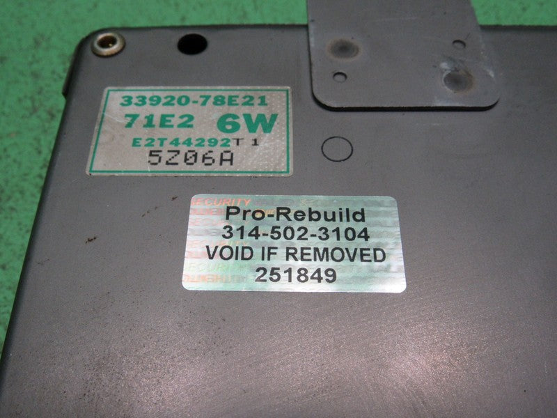 33920-78E21 96 SIDEKICK TRACKER 1.6L AT ECU ECM PCM ENGINE COMPUTER RE