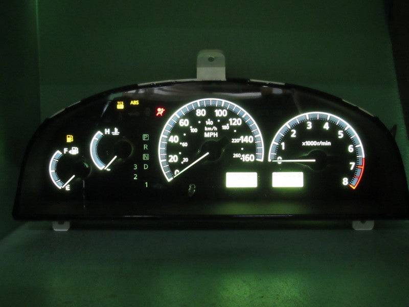 02-04 I35 BASE INSTRUMENT GAUGE CLUSTER GAUGES SPEEDO TACH 226k TESTED