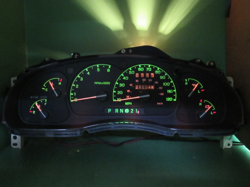 98-00 EXPLORER RANGER INSTRUMENT GAUGE CLUSTER SPEEDOMETER TACH 266K R