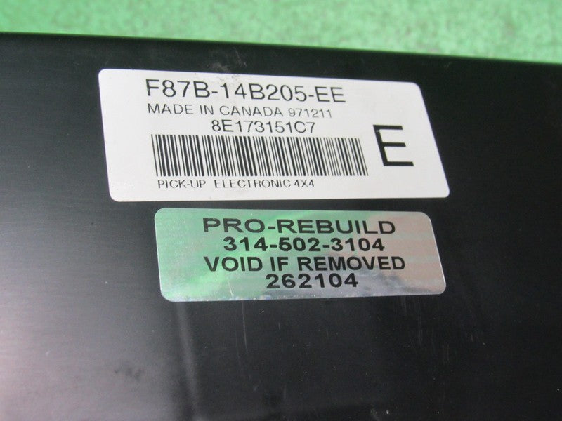 F87B-14B205-EE FORD RANGER B3000 B4000 BCM GEM MULTIFUNCTION MODULE RE