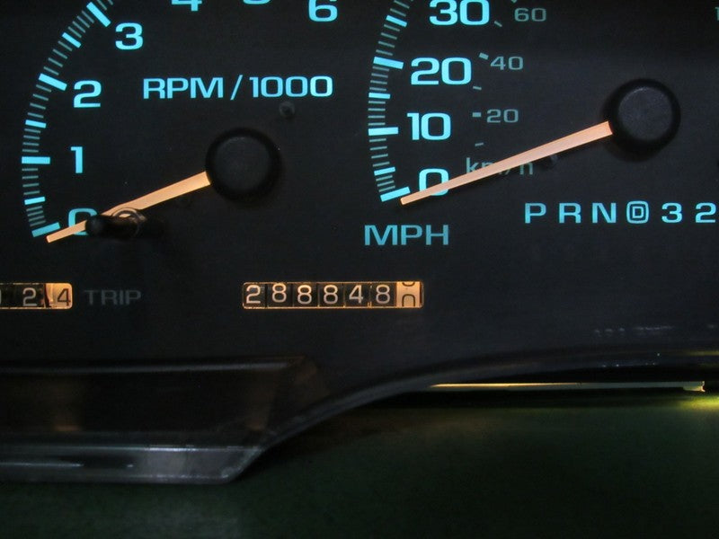 99-00 ESCALADE TAHOE YUKON INSTRUMENT GAUGE CLUSTER SPEEDO TACH 288K R