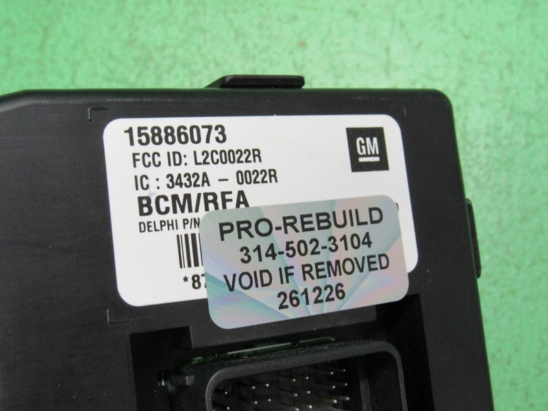 09 COLORADO BCM BODY CONTROL MODULE VIN AND MILEAGE PROGRAMMED 1226
