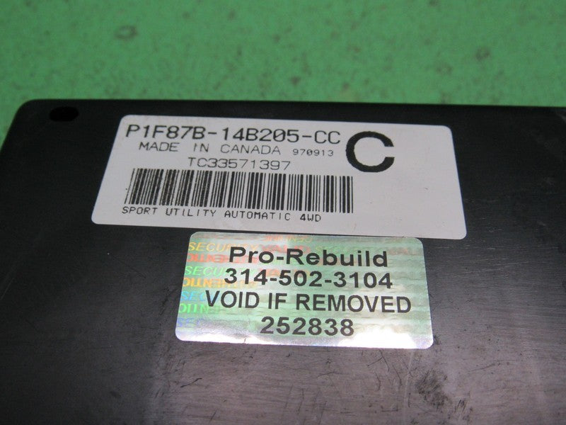 F87B-14B205-CC FORD EXPLORER MOUNTAINEER BCM GEM MULTIFUNCTION MODULE 