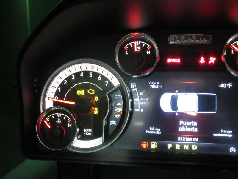 13 RAM 2500 3500 INSTRUMENT GAUGE CLUSTER SPEEDO TACH MILEAGE PROG REB