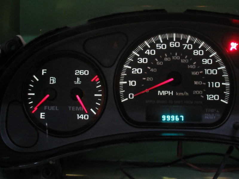 00-05 IMPALA MONTE CARLO INSTRUMENT GAUGE CLUSTER SPEEDO TACH MILEAGE 