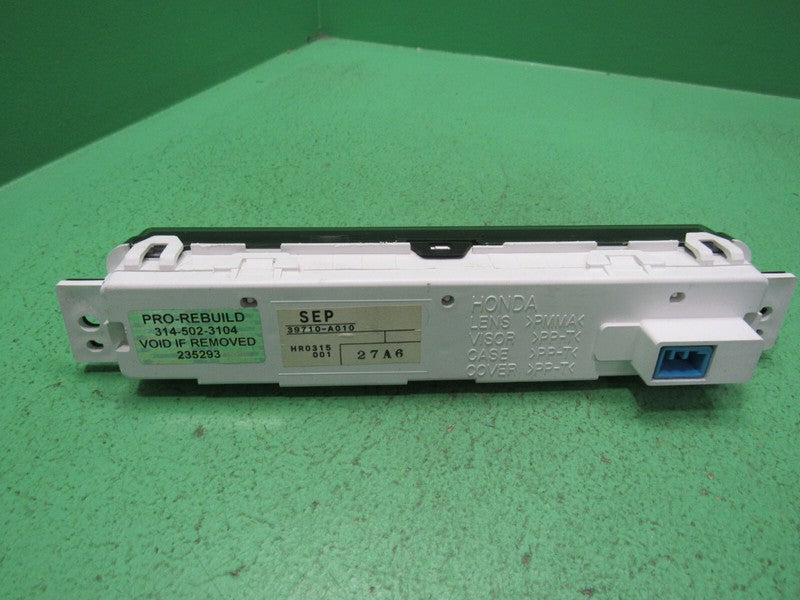 04-08 ACURA TL BASE DIGITAL CLOCK CENTER DASH DISPLAY 39710-SEP-A01 RE