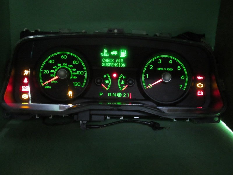 09-11 LINCOLN TOWN CAR INSTRUMENT GAUGE CLUSTER SPEEDO TACH MILEAGE PR
