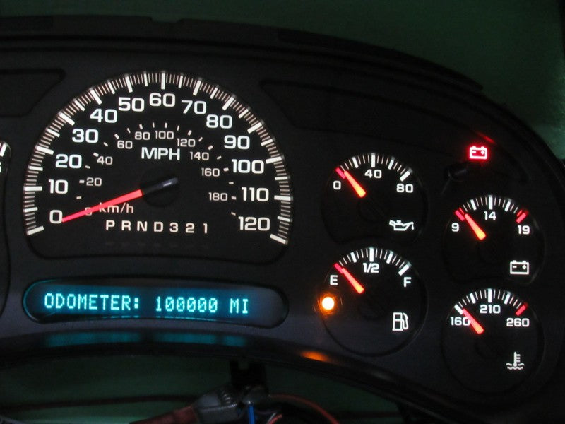 06-07 SILVERADO SIERRA INSTRUMENT GAUGE CLUSTER SPEEDO MILEAGE PROG RE