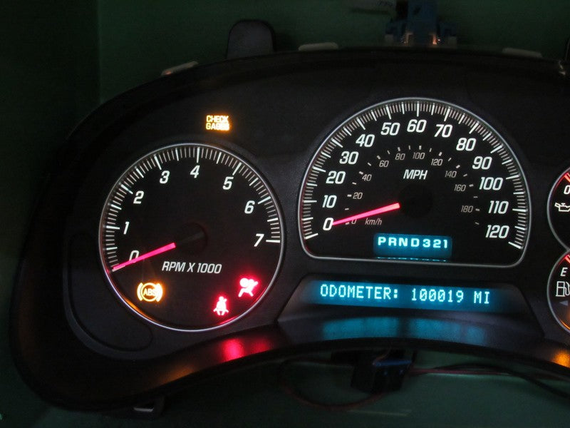 02-04 GMC ENVOY INSTRUMENT GAUGE CLUSTER SPEEDOMETER MILEAGE PROG REBU
